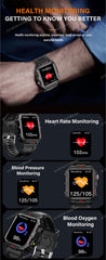 2025 Military Smartwatch 1.73″ – Outdoor Sports Watch with Flashlight