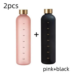 1L Motivational Sports Water Bottle – Portable & Reusable