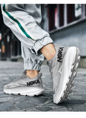 Men & Women Carbon Plate Running Shoes – Lightweight Breathable Athletic Sneakers