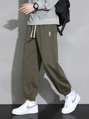 Plus-Size Men’s Cotton Jogger Sweatpants
