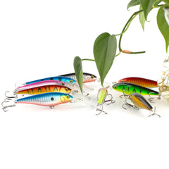 10-Pcs Minnow Hard Fishing Lures