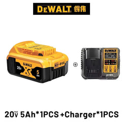 DeWALT 20V MAX Battery Pack – 2Ah/5Ah/6Ah + Charger (Compatible with FlexVolt & DCB Series)