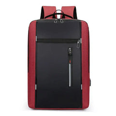 Men’s Waterproof Business Laptop Backpack with USB Port – 15.6 Inch