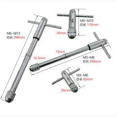 Adjustable Ratchet T-Handle Tap Wrench