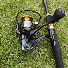 Professional Ultralight Spinning Reel 1000–7000 – 5.2:1 Gear Ratio CNC Metal Spool