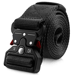 Unisex Tactical Nylon Belt with Quick Release Buckle