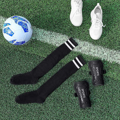 Loogdeel 2-Pair Kids’ Soccer Shin Guards with Socks – Youth Protective Gear