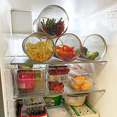 Outdoor Rolling Grill Basket – Round BBQ Cage for Camping & Picnic Cooking