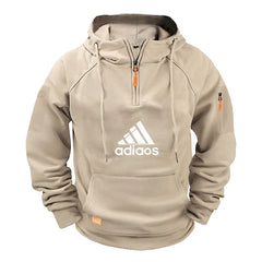 Men’s Autumn/Winter Hooded Sweatshirt – Fashionable, Warm & Casual Sports Pullover