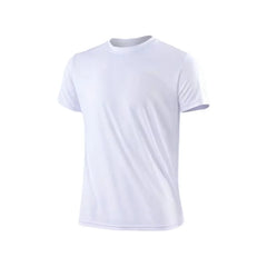 Men’s Ice Silk Quick-Dry T-Shirt – Summer Breathable Outdoor Running Top