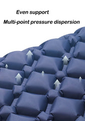 Ultralight Folding Camping Sleeping Pad with Pillow – Inflatable Air Mat for Outdoor Travel, Beach & Hiking