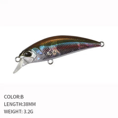 38mm Mini Sinking Minnow Fishing Lure