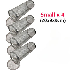 Outdoor Rolling Grill Basket – Round BBQ Cage for Camping & Picnic Cooking