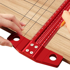 Precision Aluminum T-Ruler – Woodworking Marking & Scribing Gauge