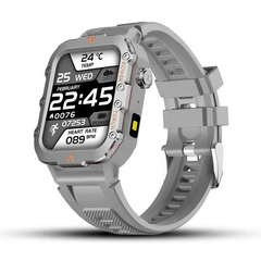 2025 Military Smartwatch 1.73″ – Outdoor Sports Watch with Flashlight