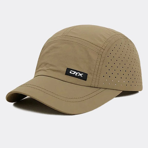 Unisex Short-Brim Baseball Cap – Lightweight Summer Duckbill Hat