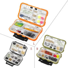 Waterproof Double-Sided Fishing Tackle Box – Multifunctional Hook & Bait Storage Organizer