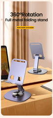 Olaf Rotating Desktop Phone & Tablet Stand – Adjustable Holder for iPhone & iPad