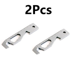 10-in-1 EDC Pocket Survival Tool – Multifunctional Camping Keychain Gadget