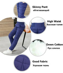 Kids Winter Warm Pants – Cotton-Padded Waterproof Ski Trousers (2–12Y)
