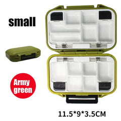Waterproof Double-Sided Fishing Tackle Box – Multifunctional Hook & Bait Storage Organizer
