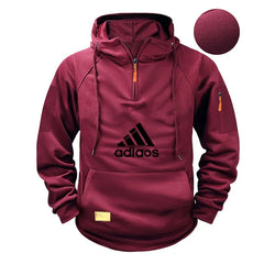 Men’s Autumn/Winter Hooded Sweatshirt – Fashionable, Warm & Casual Sports Pullover