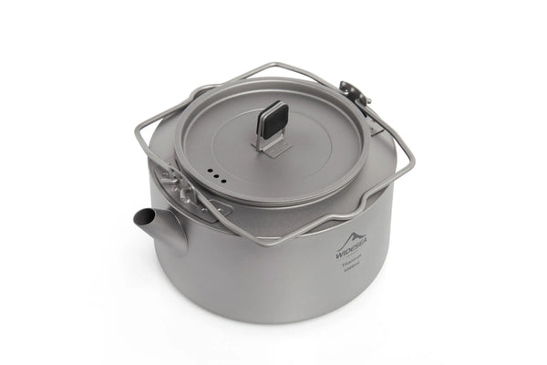 Widesea Titanium Camping Kettle – Lightweight Outdoor Coffee & Tea Pot