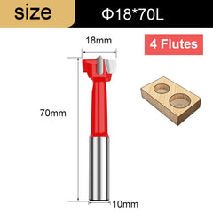 Tideway Forstner Gang Drill Bit – 70mm Alloy Hole Opener