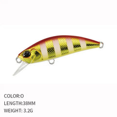 38mm Mini Sinking Minnow Fishing Lure