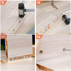 3-in-1 Precision Doweling Jig – Wood Hole Drilling Guide