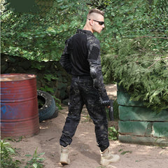 Men’s Multicam Tactical Uniform Set — Shirt & Pants for Hunting & Military Use