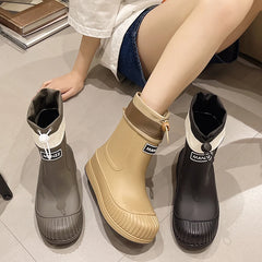 Women’s Waterproof Non-Slip Rain Boots – Soft, Comfortable & Stylish Outdoor Footwear