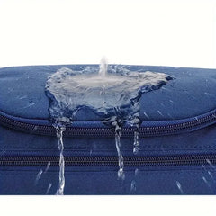 Leather Travel Toiletry Bag – Hanging Dopp Kit for Men & Women