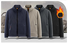Men’s Thick Fleece Jacket – Warm Winter Outdoor Coat
