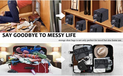 Portable Waterproof Shoe Storage Bags – 2/4 Pack Travel Organizer