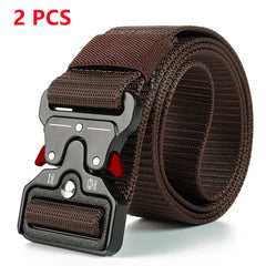Unisex Tactical Nylon Belt with Quick Release Buckle