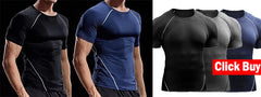 Men's Quick-Dry Double Layer Running Shorts