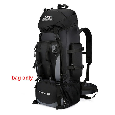 90L Waterproof Hiking Backpack – Large Capacity Camping & Trekking Rucksack for Men
