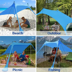 Ultralight Pop-Up Camping Tent – Windproof UV Sun Shade Canopy for Beach, Fishing & Picnics