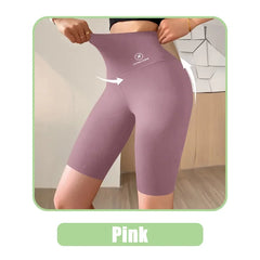Women’s High Waist Sports Shorts – M to XL