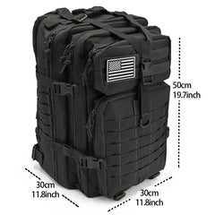 30L/50L Tactical Backpack – MOLLE Outdoor Hiking & Hunting Travel Bag