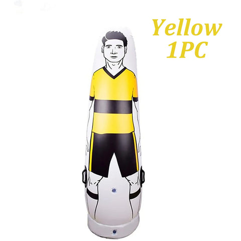 175CM Soccer Inflatable Training Dummy – Portable Football Practice Mannequin for Goalkeeper & Defender Drills