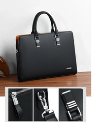 MOTAORA Genuine Leather Laptop Briefcase (14–15.6")