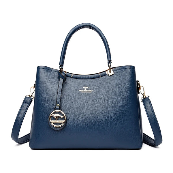 Kangaroo Women’s Large Capacity PU Shoulder Bag