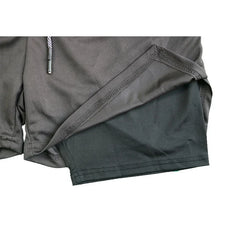 Men’s 2-in-1 Double-Layer Fitness Shorts