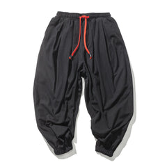 Men’s Oversized Cotton-Linen Harem Pants
