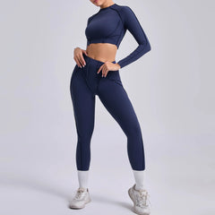 Women’s Seamless High-Waist Yoga Set