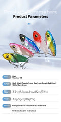 Rattlesnake Iron Plate Fishing Bait