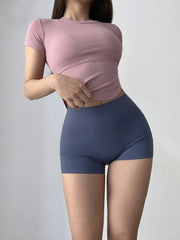 GymHUB High-Waist Hip-Lift Yoga Shorts