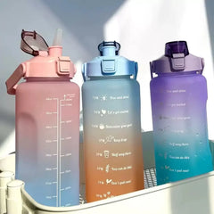 2000ml Large Capacity Gradient Water Bottle – Outdoor Sports & Fitness